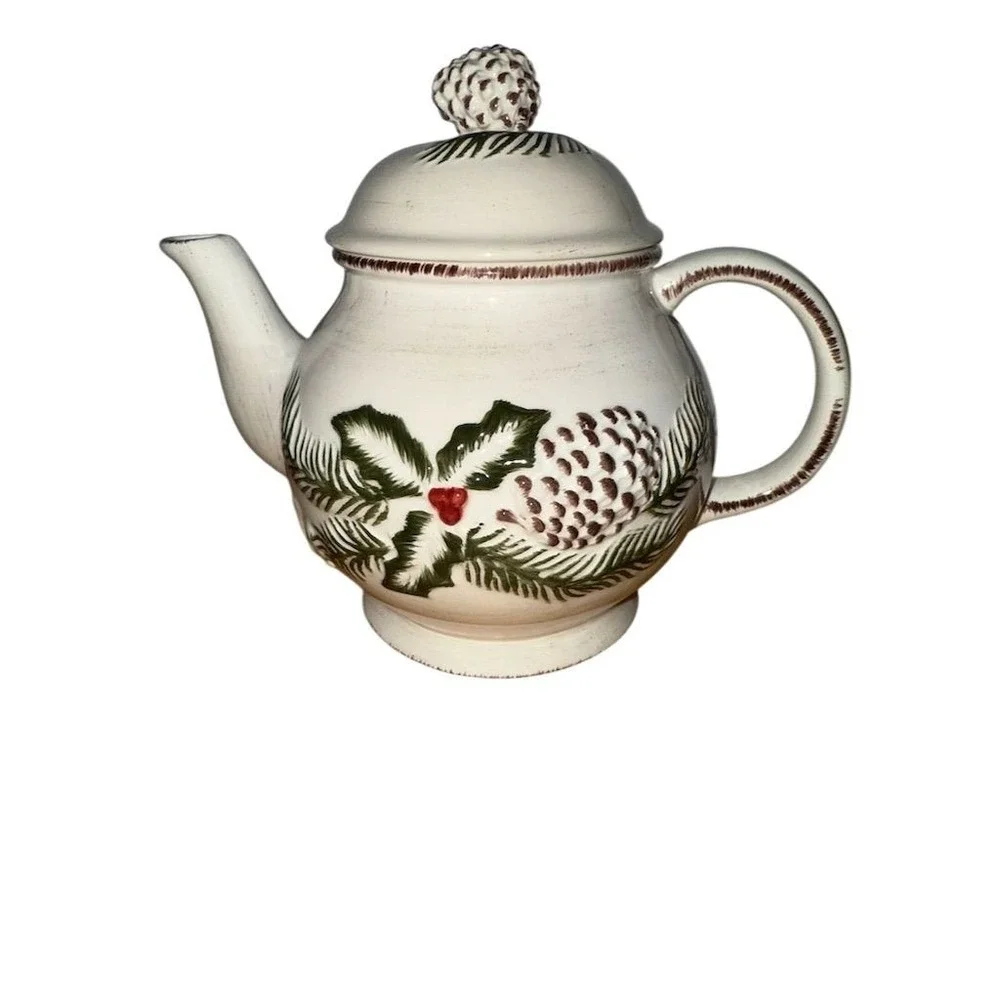 Vintage Multicolor Ceramic Teapot with‎ Lid Florida Marketplace